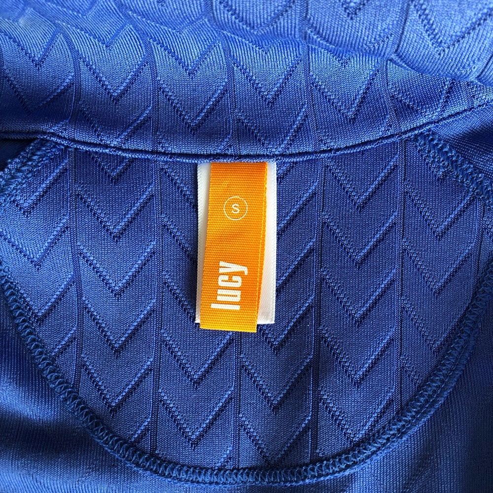 Lucy Zippered Jacket Blue Size Small - Picture 6 of 9